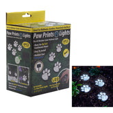 Paw Print Lights Solar Pathway Light